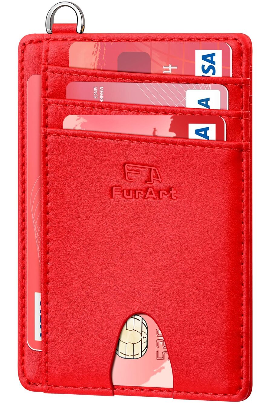 7142 Slim Minimalist Wallet, Front Pocket Wallets, RFID Blocking, Credit